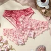 Three pack Cute Girl Strawberry Panties Sexy Mesh Breathable Underwear honey Kawaii lace Intimate Lingerie Femme Panties - Image 5