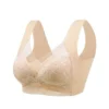 L-6L Women Large Bra Push Up Ice Silk Seamless upper Bralette Lace Wireless Summer Bras Plus Size Top Lingerie Underwear 15019 - Image 2