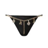 Flash Diamond Letter Pendant Design Thongs Low Waist Intimates Panties Women's Sexy Underpants Transparent Erotic Underwear - Image 6