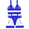 Sexy Transparent Bra And Panty Garters Lingerie Underwear Set Sexy Sling Bra Brassiere Suit Temptation Costumes Women - Image 6