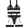 Sexy Transparent Bra And Panty Garters Lingerie Underwear Set Sexy Sling Bra Brassiere Suit Temptation Costumes Women - Image 2