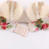 French Simple British Ice Silk Bra One Piece Thick Cup Girls Gathering No Steel Rings Women's Underwear Ropa Interior Femenina - Image 4