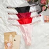 Tangas Mujer Women Comfortable Sexy Hot Thong Belt Adjustable Low Waist Cotton Crotch Triangle Underwear Matching Underwear - Image 4