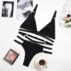 2-Piece Fancy Bra Set Women Erotic Ring Sexy Underwear Set Wireless Ladies Lingerie Outfit Bilizna Intimate - Image 4