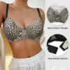 Hot Top Up BraLingerie Women's Lace Lingerie Clothing Leopard Print Bra Camouflage Shoulder Strap Adjustable Design 24811 - Image 3